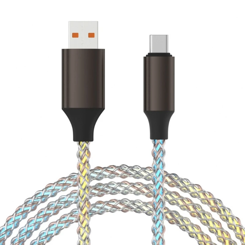 LED Type C Fast Charges 66W Power Cord Illuminates Charges Cable for Phone best sale