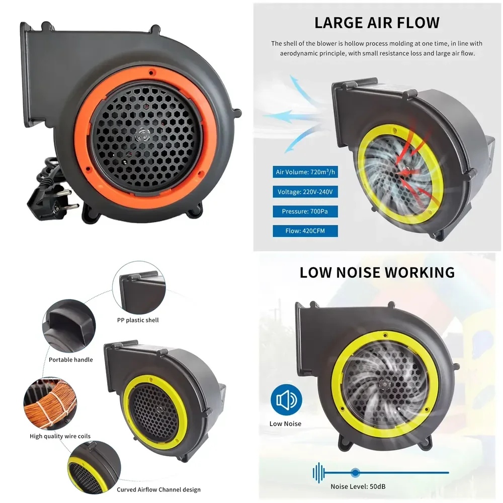 

150W air Blower Inflatable Products Fan Electric Small air Blower for Inflatable Cartoon/balloon/model