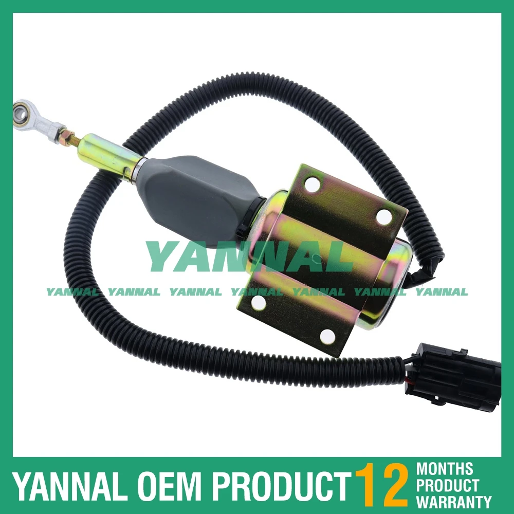 

1-year warranty 3930236 SA-4348-24V Fuel Shut Off Solenoid For Cummins 4BT 6BT 6CT NT855 K19