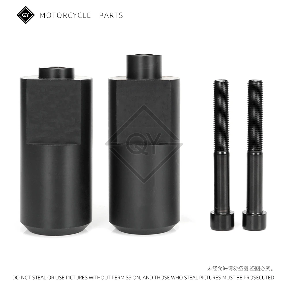 LQYL دراجة نارية الكربون الأسود لا قطع الإطار المتزلجون تحطم السقوط حماية لياماها YZF R1 YZFR1 YZF-R1 2004 2005 2006