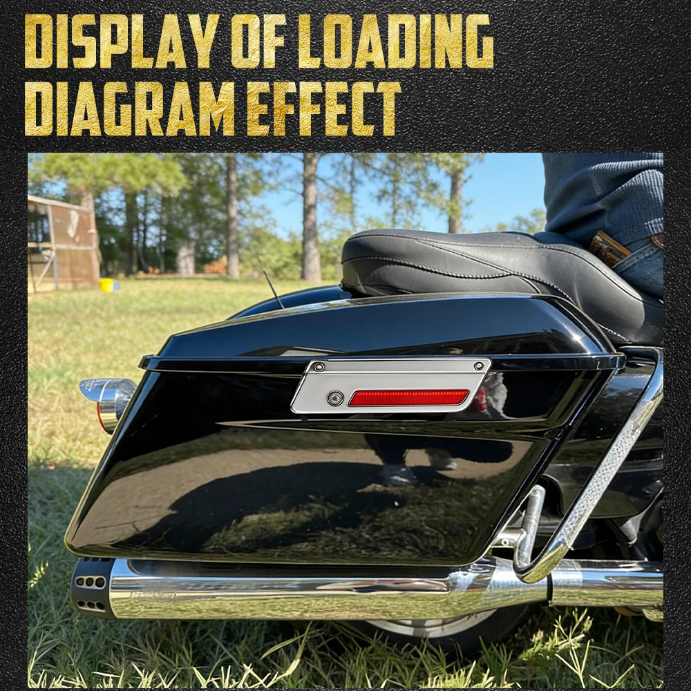 Motorcycle Hard Saddlebag Trunk Bag For Harley Touring Road King Electra Street Glide Ultra Classic 94-13 Softail Sportster Dyna
