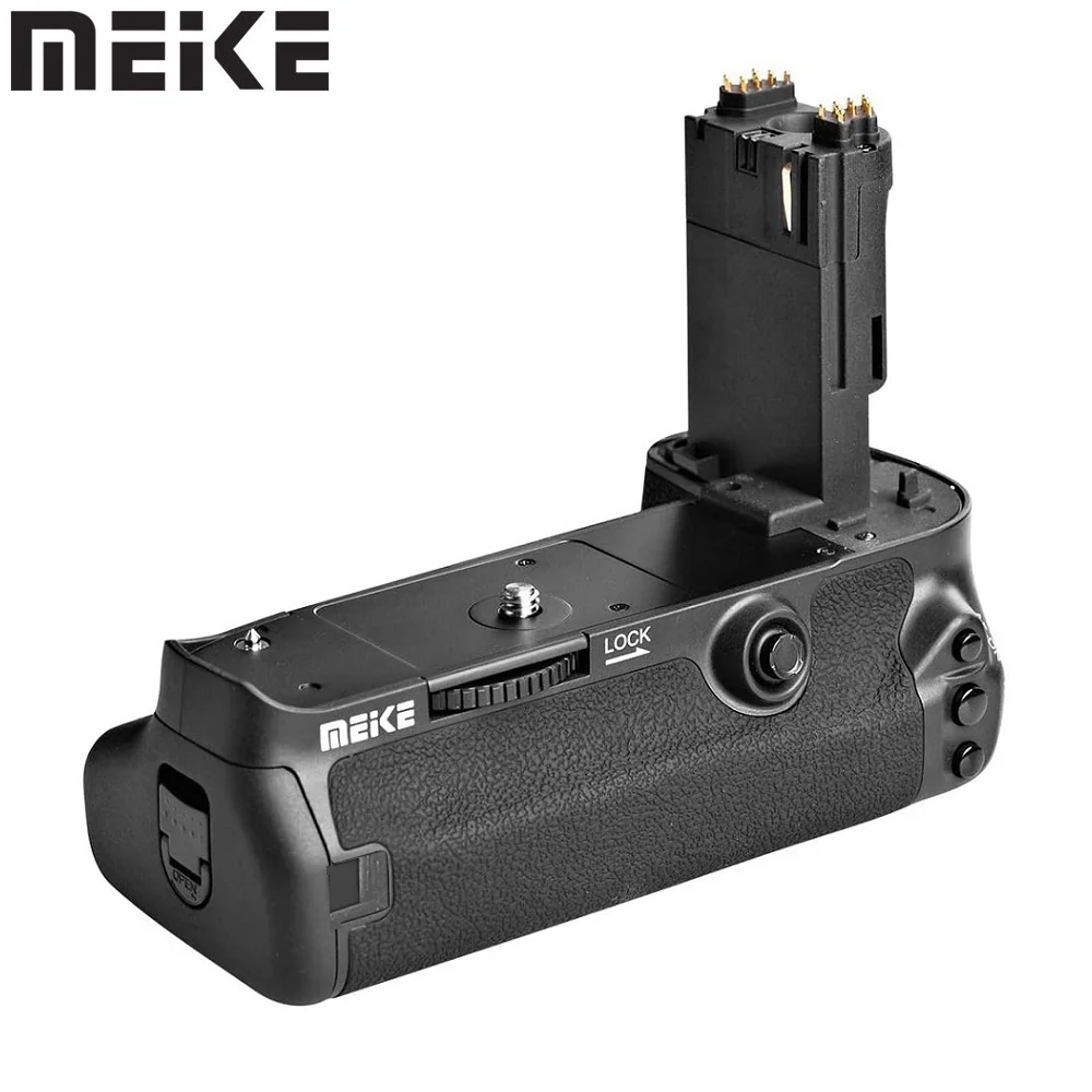 Meike MK-7DII Vertical Battery Grip For Canon 7D Mark II 2 7D2 Camera as BG-E16/ works with LP-E6 Battery or 6 AA Batteries