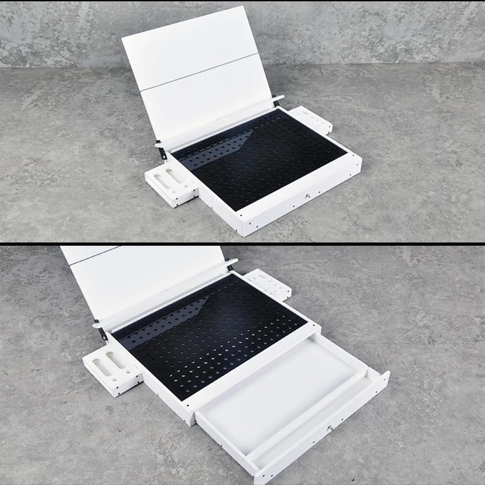 モデルキットワークベンチ収納ラック層状ツールオーガナイザードロワーデスクトップコンテナdiyクラフト用