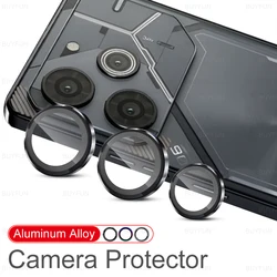 Case For Tecno Pova 6 Pro Aluminium Alloy Tempered Glass Camera Protector Pova6 6Pro Pova6Pro Lens Protective Film TecnoPova6pro