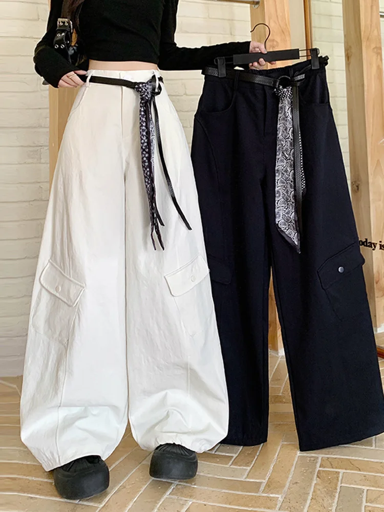 

American Sle High Waist Slimming Loose Work Pants Women's Casual Trousers Spring 2026 Winter New Sle Floor-Length Pants