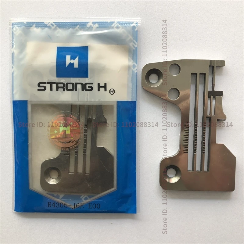 R4305-J6E-E00 R4305-J6E-E00(ZS) Needle Plate Strong H Iron Plate for Juki MO-6700 6714 Four Thread Overlock Sewing Machine 2*4.0