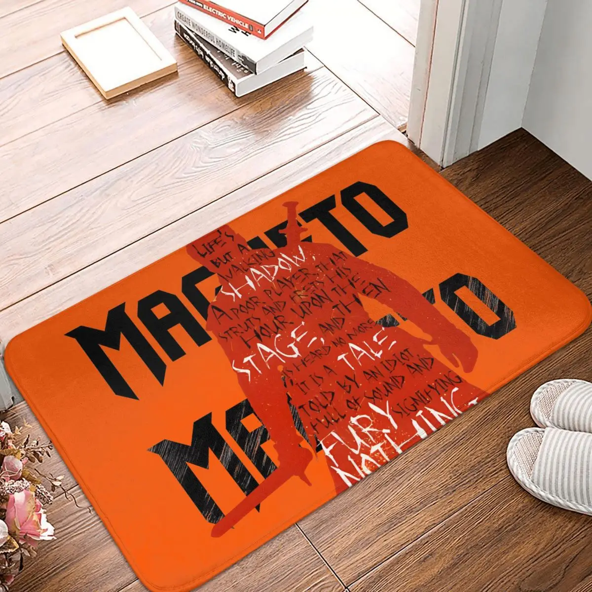 Magneto Marvel Non-slip Doormat Walking Shadow Living Room Bedroom Mat Prayer Carpet Flannel Pattern Decor