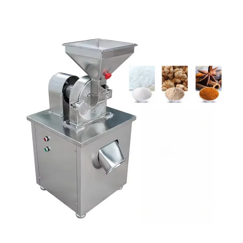 Commercial Automatic Flavor Grinder for Dried Herbs Kava Herbal Roots Cocoa Powder Food Processing Agricultural Industries