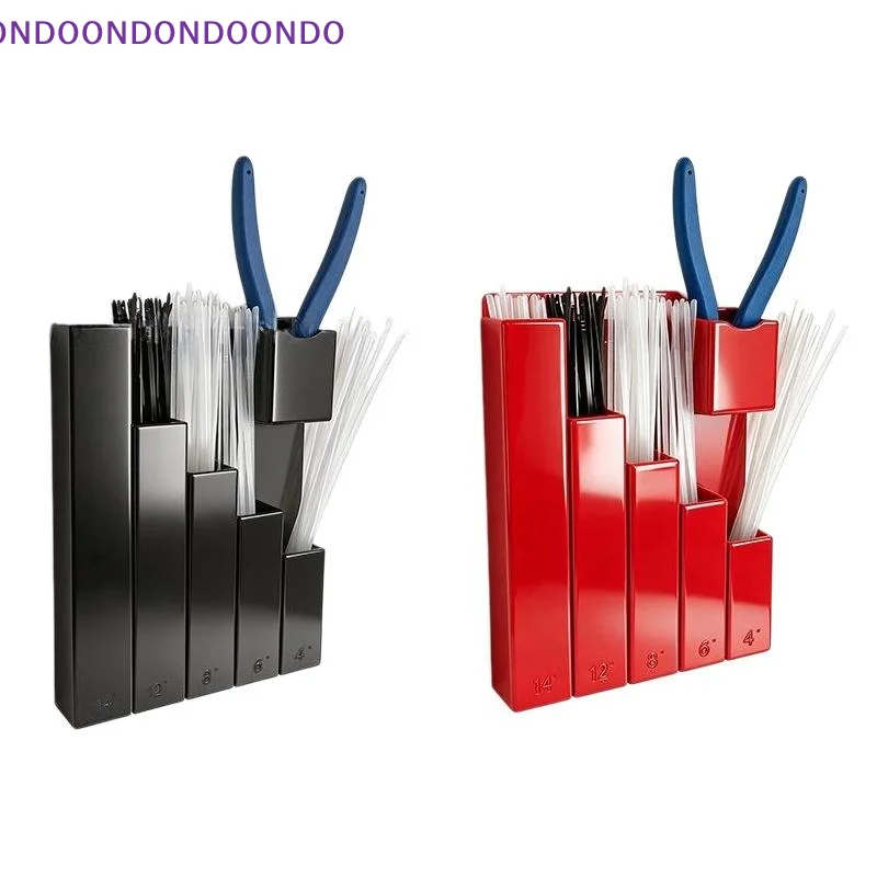 1Pcs Multifunctional And Multi Slot Wall Mount Zip Ties & Tool Organizer Holds Multi-Size Zip Ties For Garage Workshop Accessor