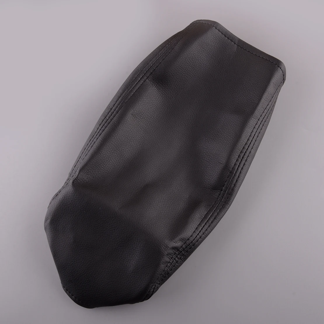 Car Center Console Armrest Lid Cover Fit For Honda Civic 2015 2014 2013 2012 Black PU Leather