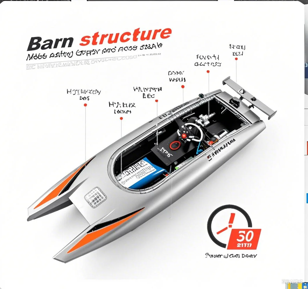 

Радиоуправляемая лодка 2.4G, два двигателя, 2-канальный пульт управления, высокая скорость 30 км/ч, водонепроницаемая гоночная лодка на радиоуправлении — игрушка для детей и взрослых