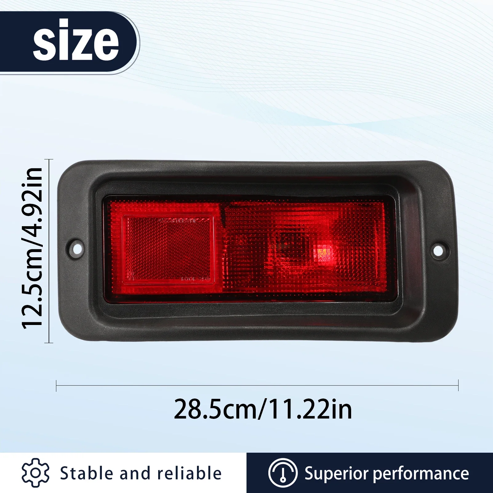

Rear Reverse Left/right Bumper Lamp with Bulb MR465018 MR465017 Back Fog Lamp for Montero SPORT（1997-2011）Rear Lights