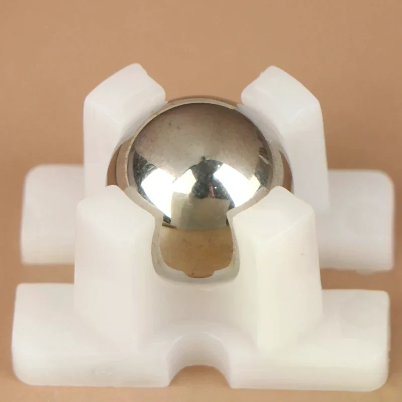 1/2 قطعة الكرة الصلب عجلة عالمية 2 عجلة ل UNO هيكل السيارة الذكية عين الثور النايلون MBOT N20 عجلات عالمية #4