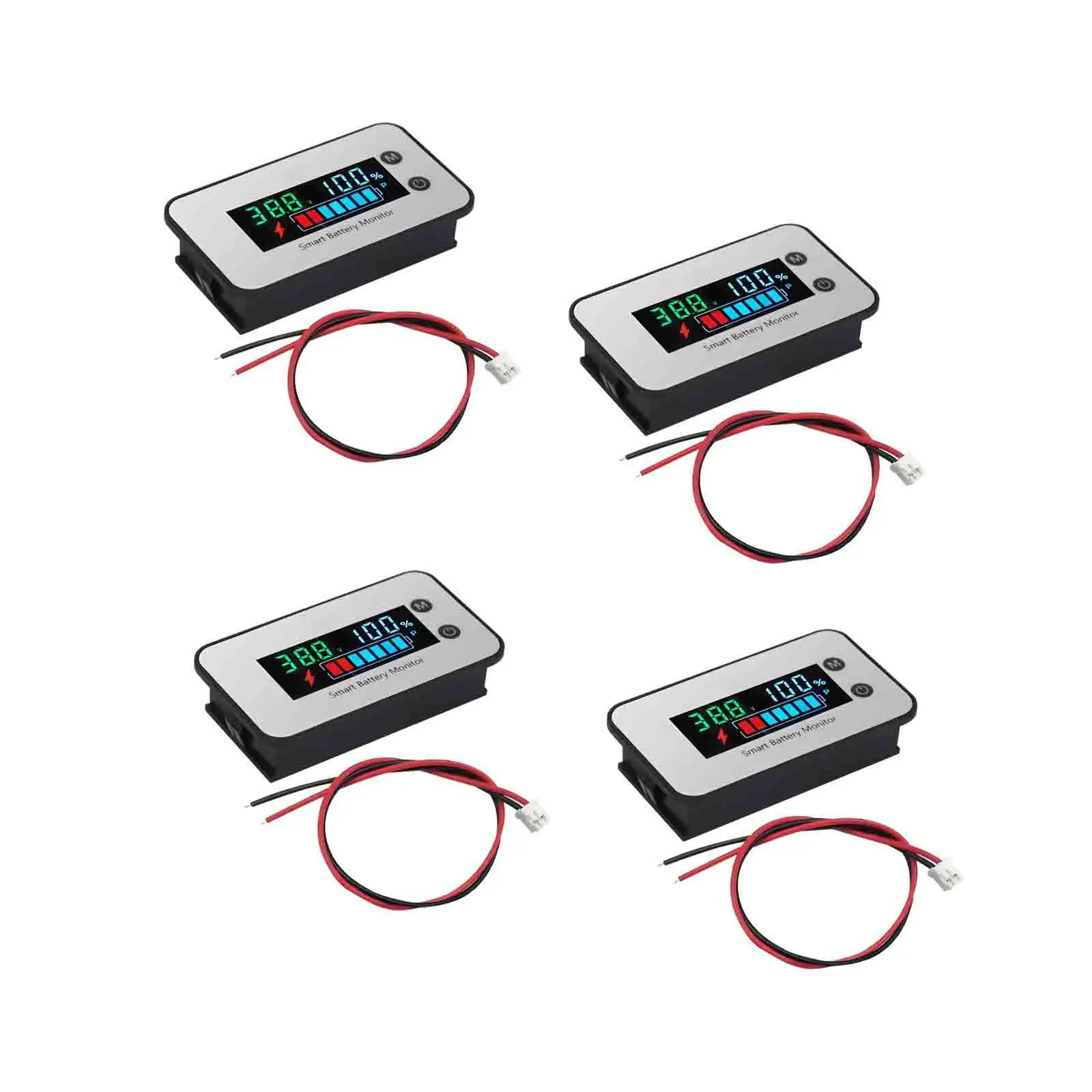 7-100V Voltmeter Monitor Gauge Meter Detector Backlight Power Percentage Battery Capacity Tester Indicator Color for Car Boat