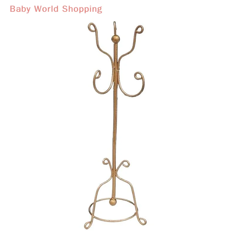 1/12 ตุ๊กตาจําลอง MINI Coat Rack ตุ๊กตาบ้านห้องนอน Coat Hanger เฟอร์นิเจอร์ตกแต่งของเล่นตุ๊กตา Living ฉากเครื่องประดับของเล่น
