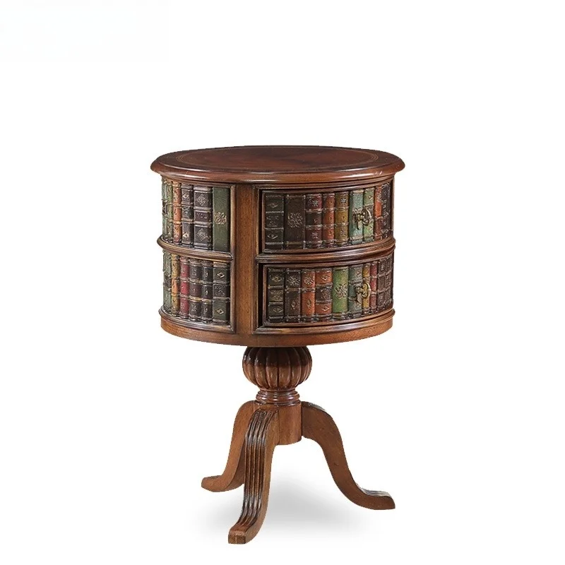 

Home British Style Windsor Castle Series Books, Rounded Corners, European-style Rounded Corners, Solid Wood Coffee