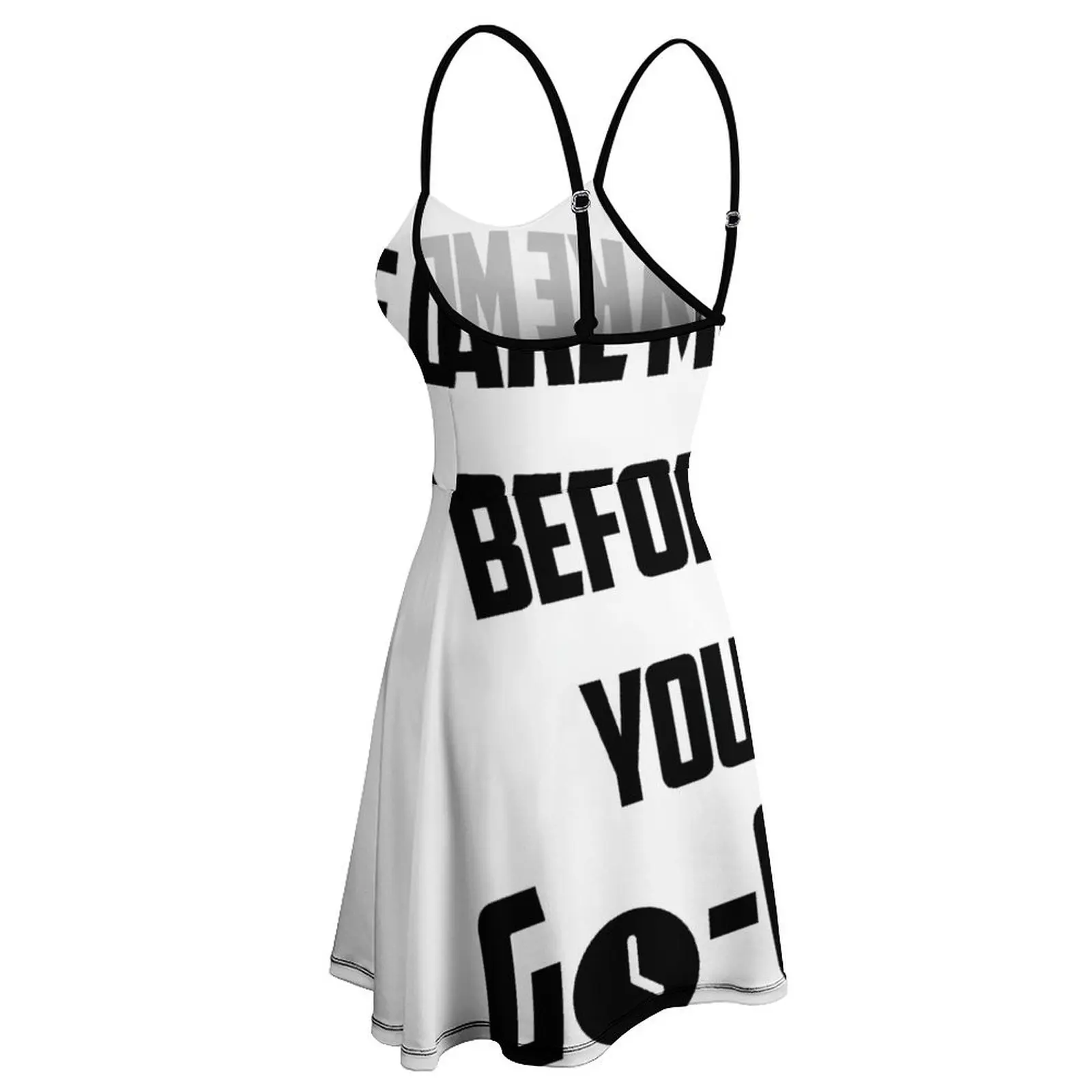 فستان نسائي كلاسيكي من Exotic Wake Me Before You Go Go فستان نسائي كلاسيكي للنوادي الفكاهة فستان رسم كاجوال