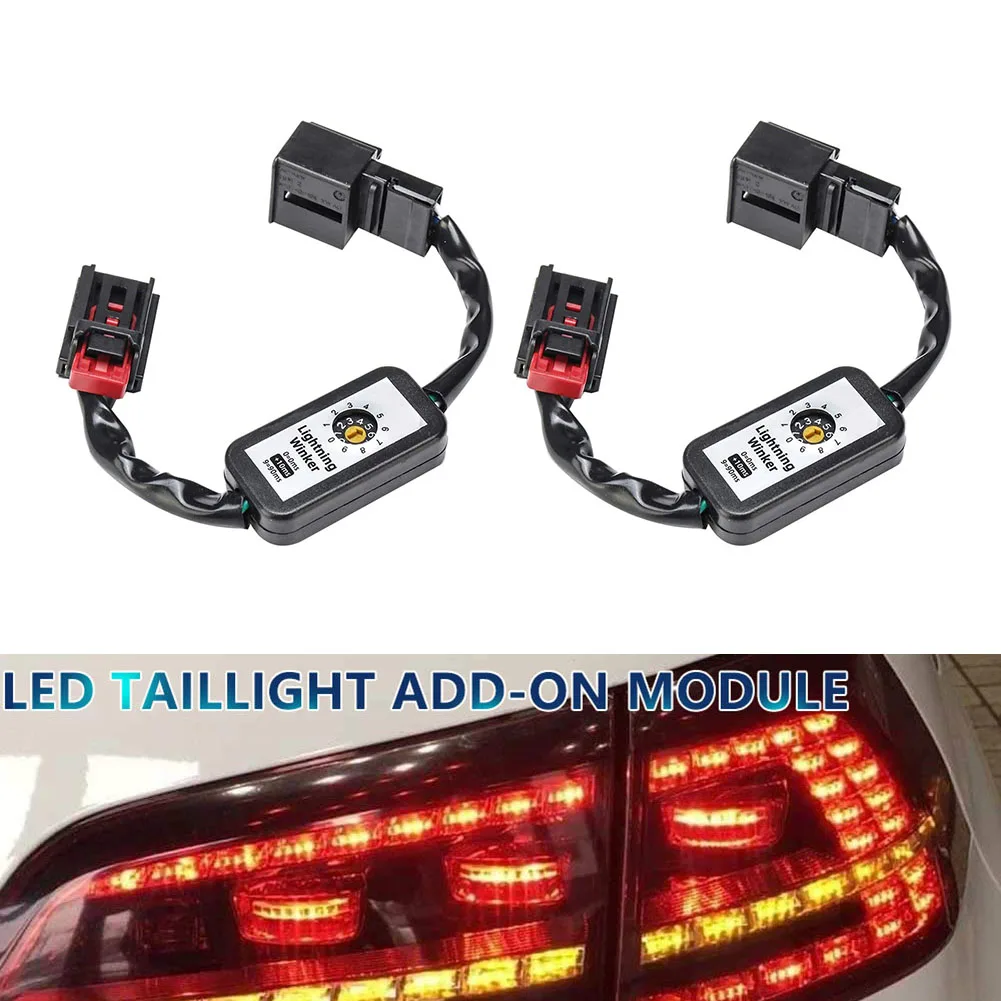 

LED Tail Light Module Cable LED Taillight Add-on Module Wire Harness Dynamic Turn Signal Light Indicator for VW Golf 7 2012-2018