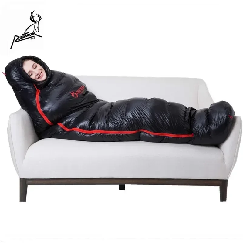 

RS-309 ROUTMAN Mummy Sleeping Bag Duck Down Sleeping Bag for Extreme Cold Weather