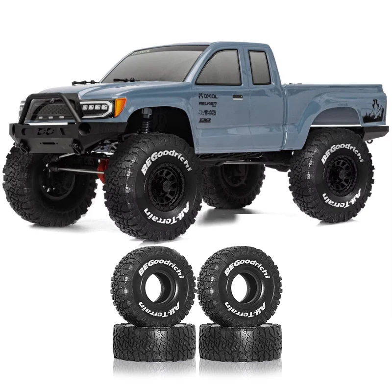 

RC 1.9''Rubber Tires for 1/10 RC Crawler Car TRAXXAS TRX4 Axial SCX10 90046 90047 SCX10 III AXI03007 Tamiya CC01 D90 D110 YK4102