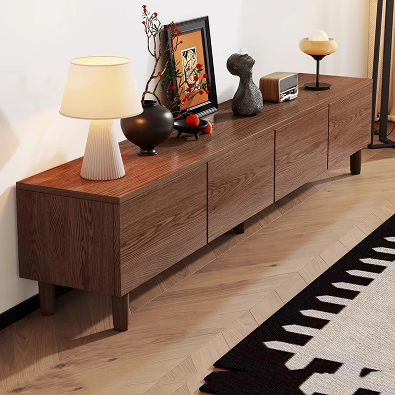 Storage Designer Tv Stands Living Room Mobile Modern Luxury Display Drawers Wood Tv Table Universal Muebles Trendy Furniture