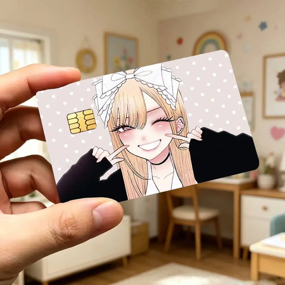 M-My Dress-Up Darling   Credit Card HD Stickers Game Card Decal Card Matte Film Skin Small Chip Waterproof Sticker