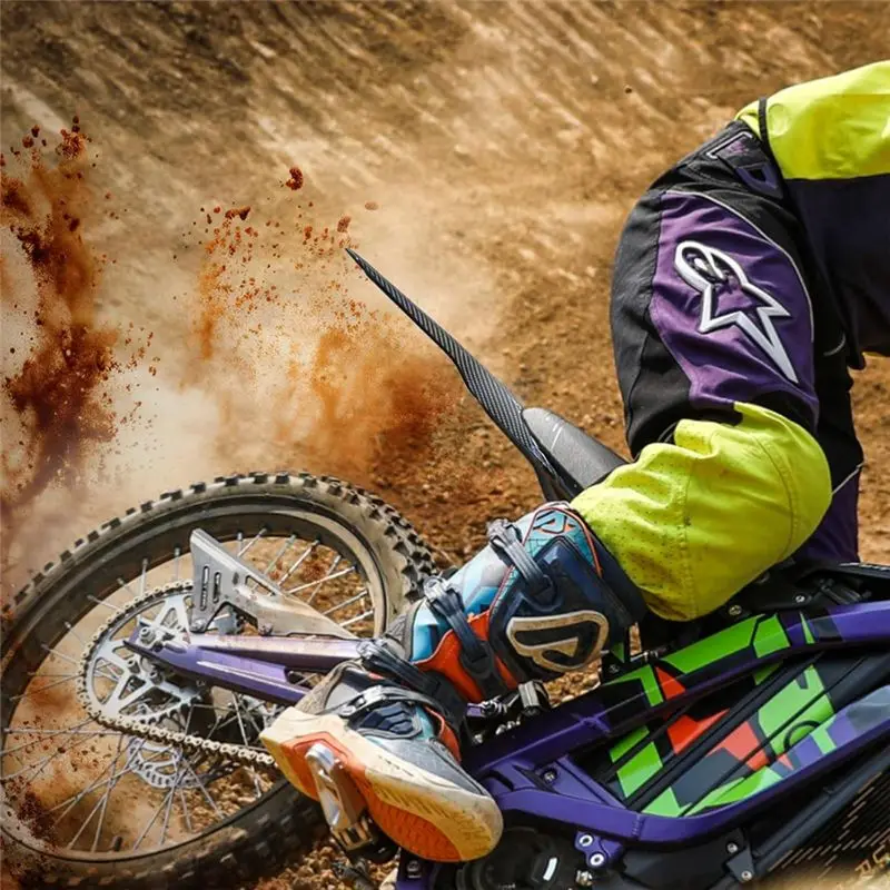 ABHY-Moto Parafango Posteriore Parafango Esteso Per Surron Light Bee X/S Segway X260 X160 Elettrico Dirt Bike Parti In Fibra di Carbonio
