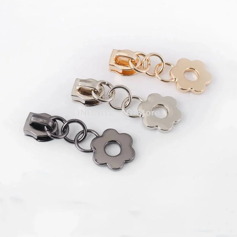 5Pcs Sewing Closure Repair Kit Accessory Star Zipper Slider Puller For Zip Jacket Nylon Zips Pull Bag Zippers HeadINFINITE -LG