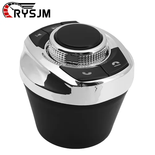 Imagen 1 del producto Volante Universal con forma de copa, Control remoto Multimedia inalámbrico para coche con botones de luz LED para reproductor de navegador Android