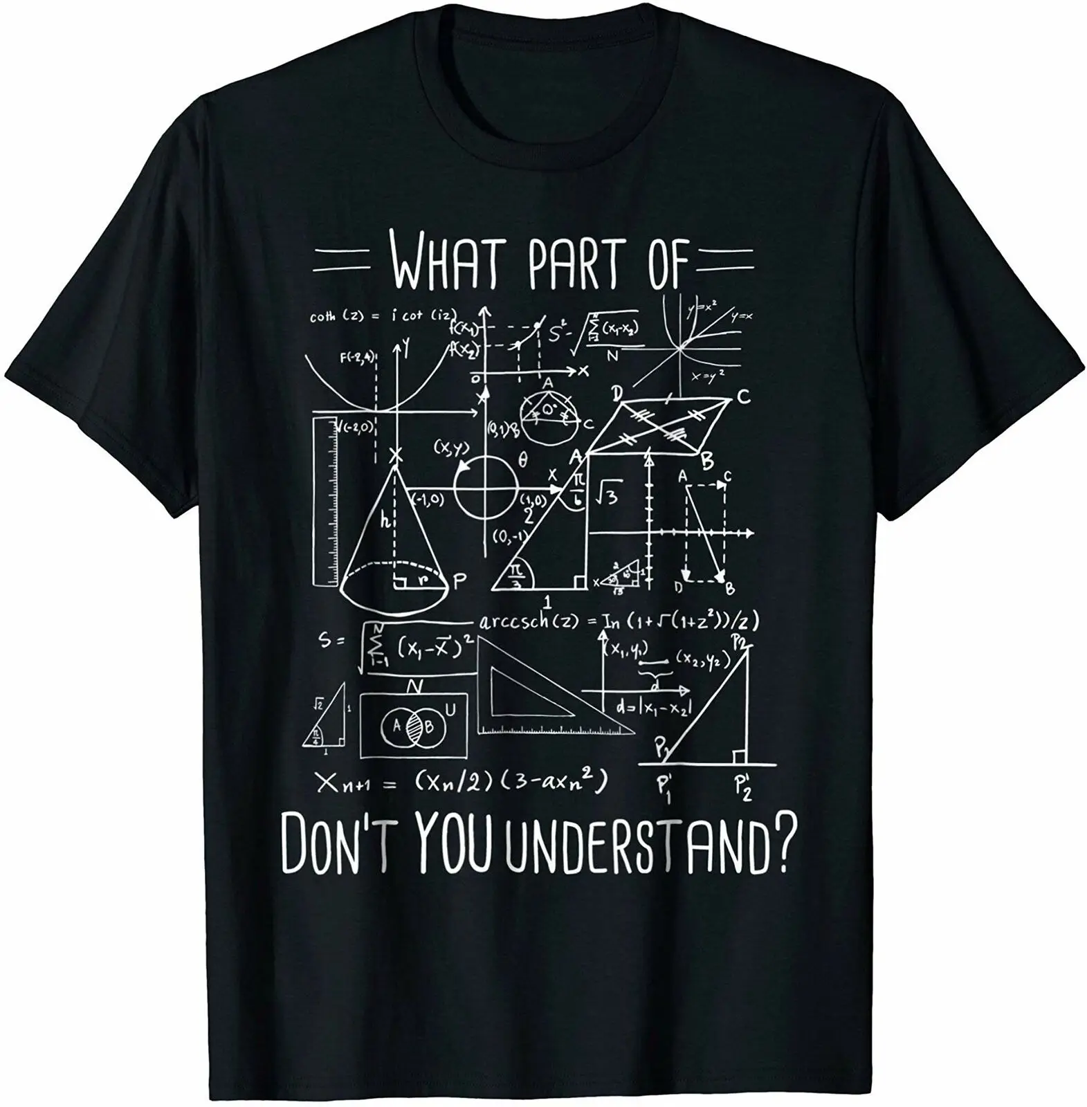 Funny T-shirts with Humorous Math Designs, Vintage Style, Women's Gift, Harajuku Street Fashion Clothing.Summer Streetwear Y2K
