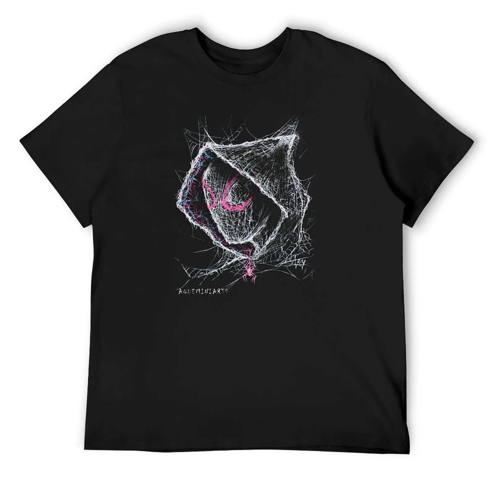 Gwen Spider Web Head T-Shirt vintage aesthetic clothes tshirts for men