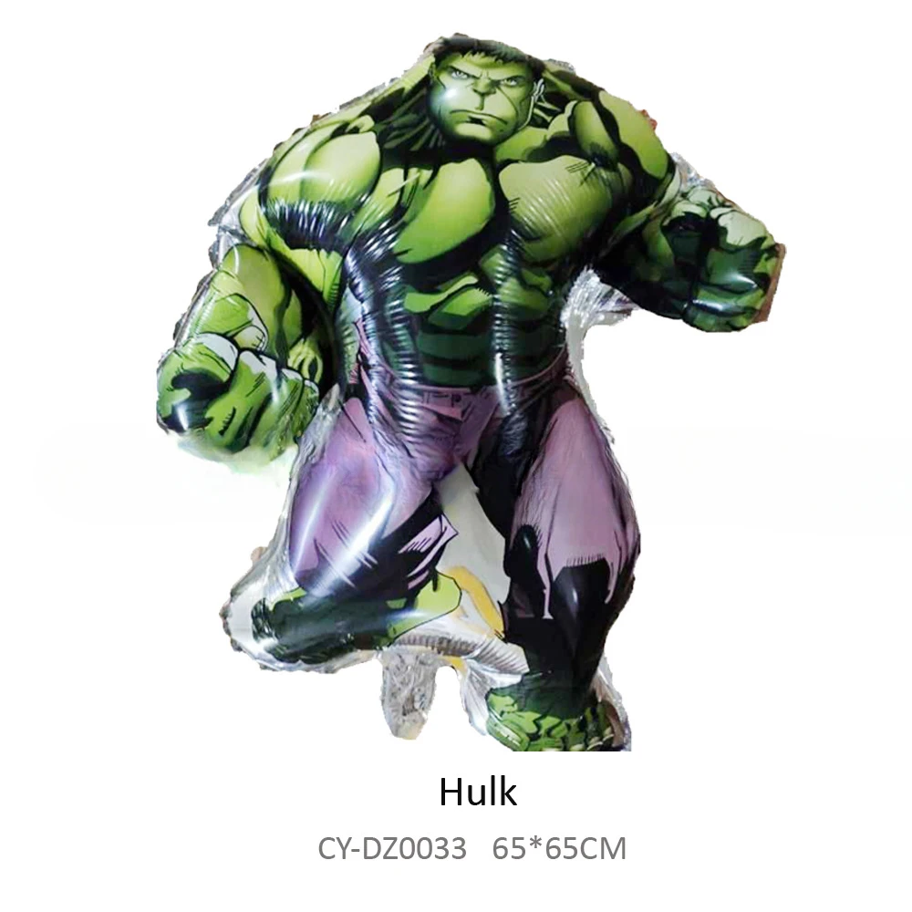 Hulk Gwen Batman shape aluminum film balloon Marvel hero cartoon image aluminum film balloon