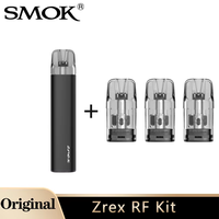 Original SMOK Zrex RF Kit Vape 500mAh Battery 2ml Pod Cartridge Meshed 0.8ohm E Cigarette Vaporizer