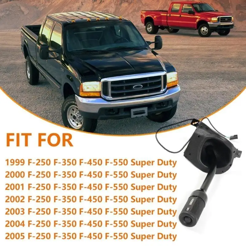 31BC Automatic Transmission Gear Lever Shifter Handle Overdrive Switch Durable Compatible for F250 F350 F450 F550 5C3Z7210AAA
