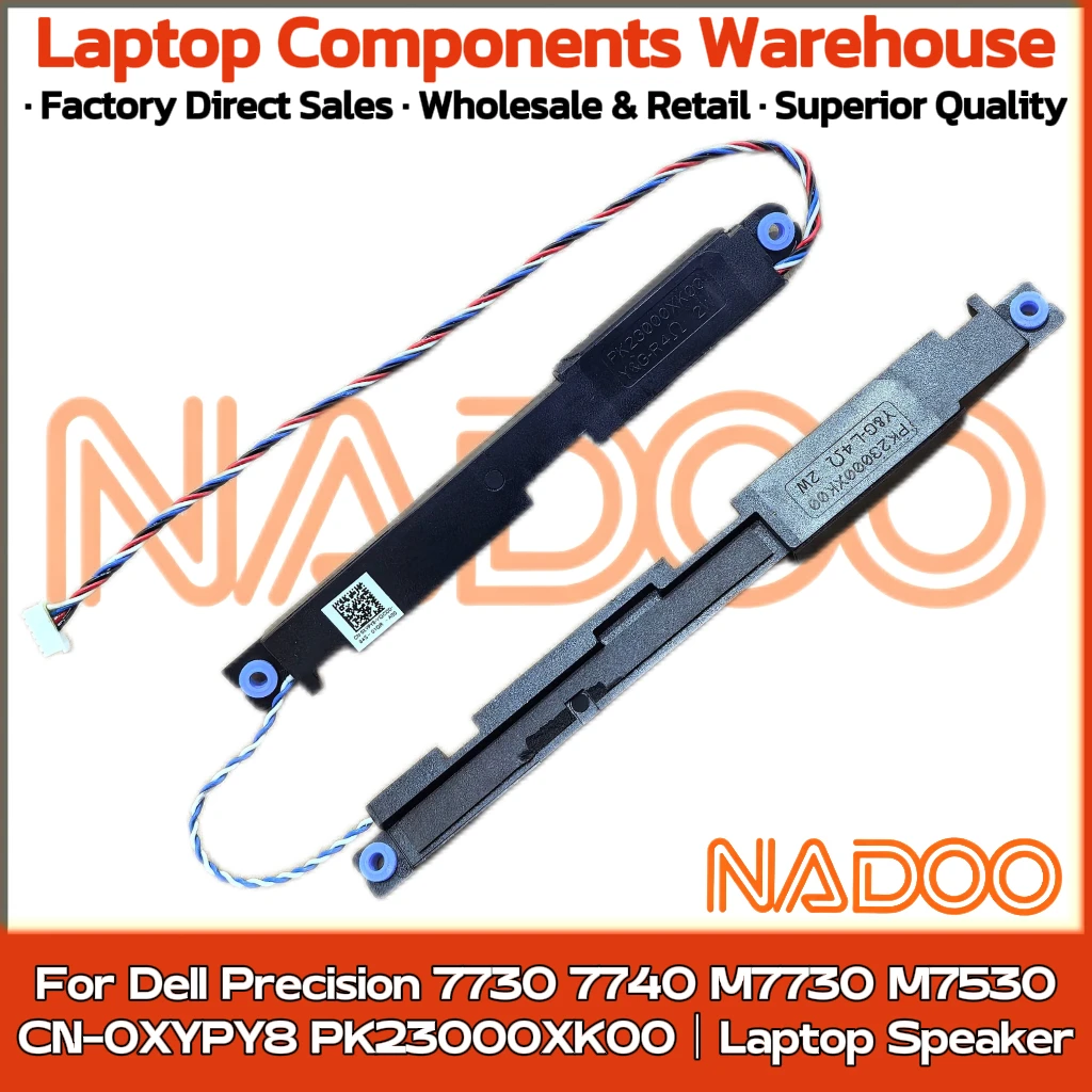 

New Original Laptop Notebook Speaker For Dell Precision 7730 7740 M7730 M7530 built-in speaker horn audio CN-0XYPY8 PK23000XK00