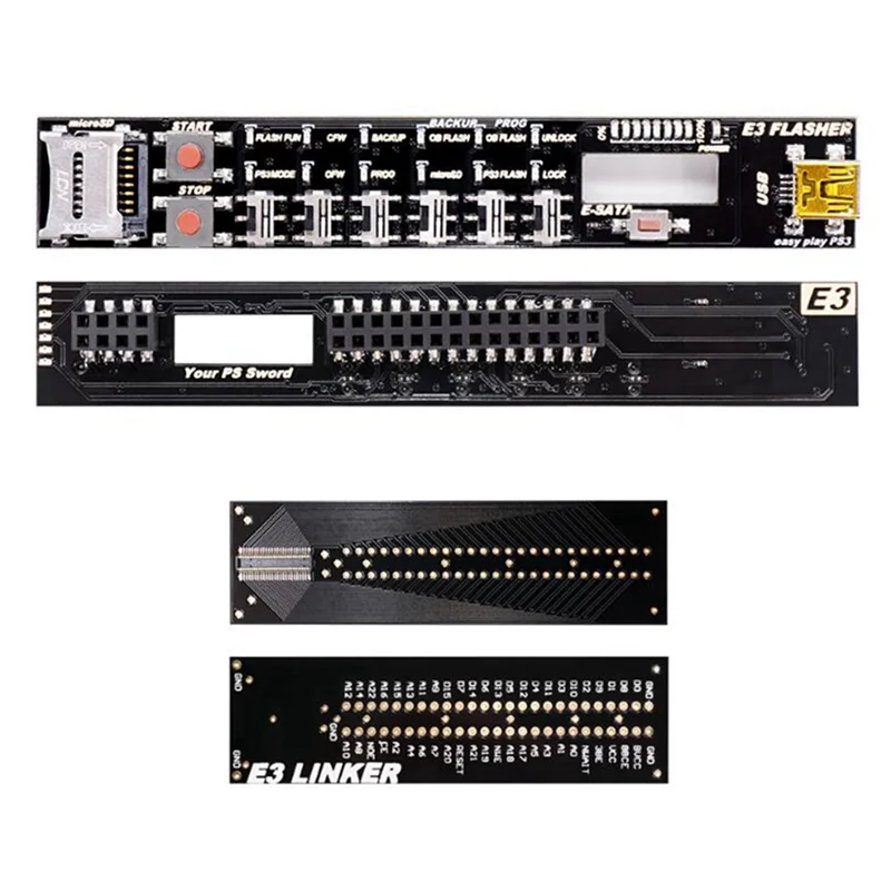 

2 Set Professional Board Hard Drive Tray Host Hardcover Edition Downgrade Tool For PS3 E3 Nor Flasher Game Console Parts