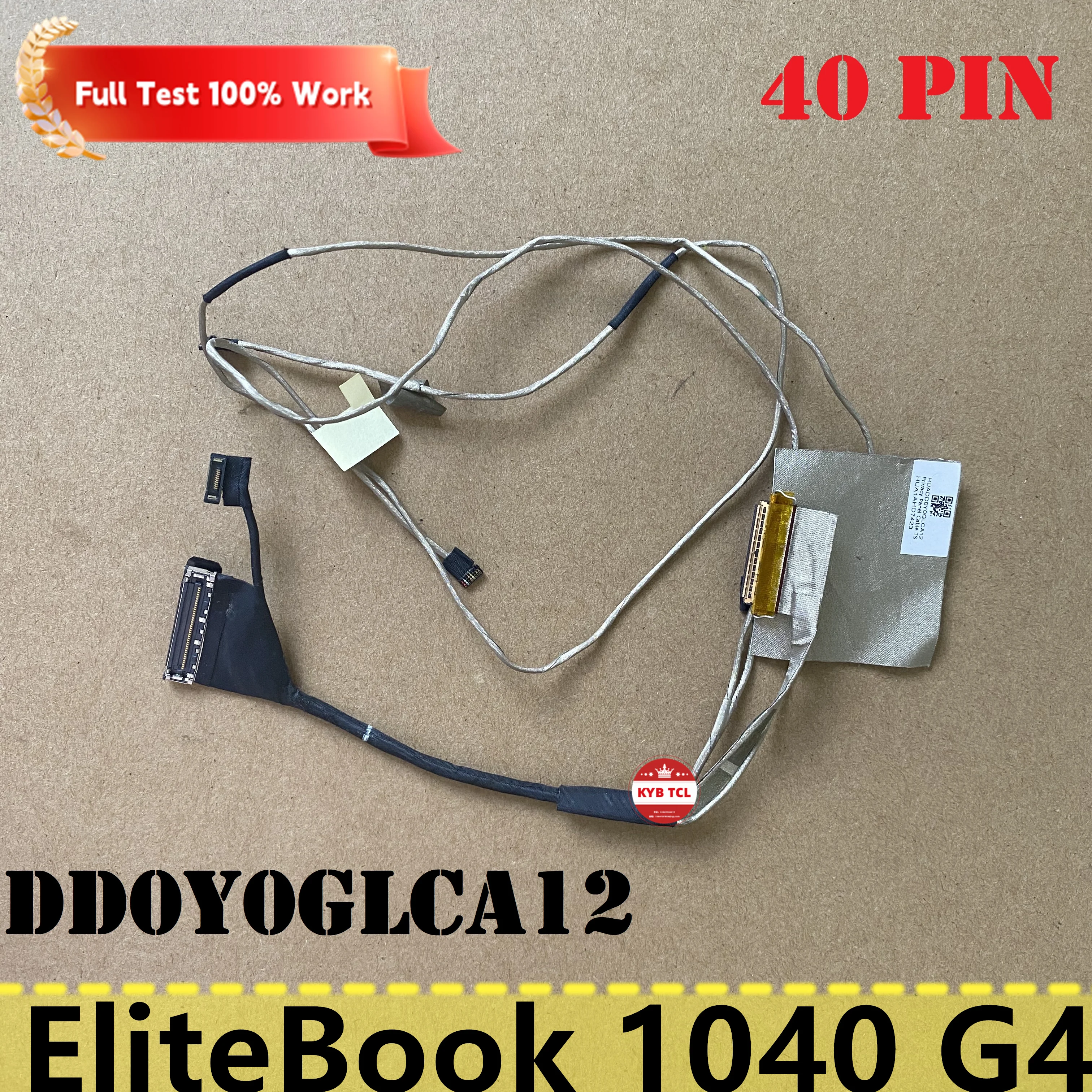 

Laptop For HP EliteBook 1040 G4 14" LCD Video Cable DD0Y0GLCA12 Notebook 40PIN