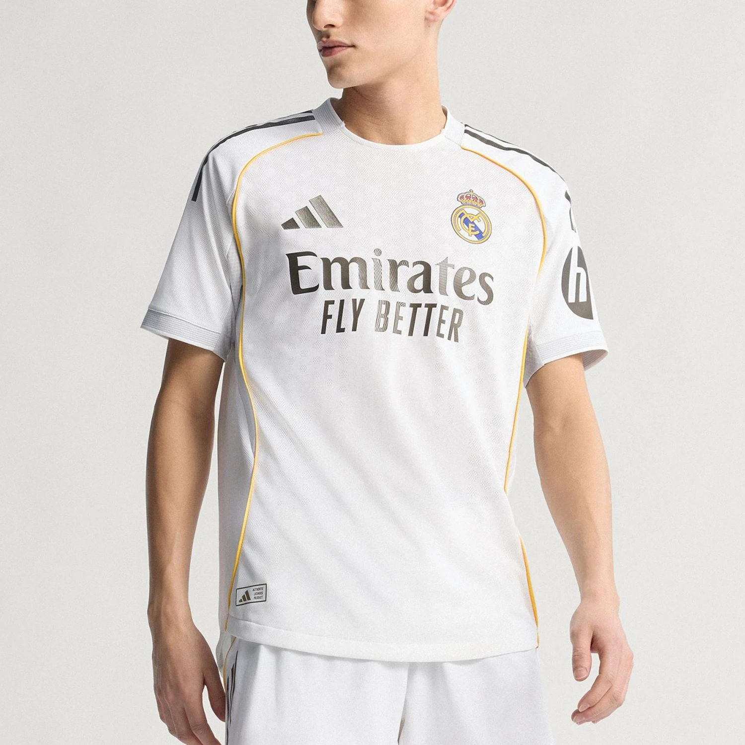 Adidas genuine men's football match sports breathable short sleeved shirt JV5918