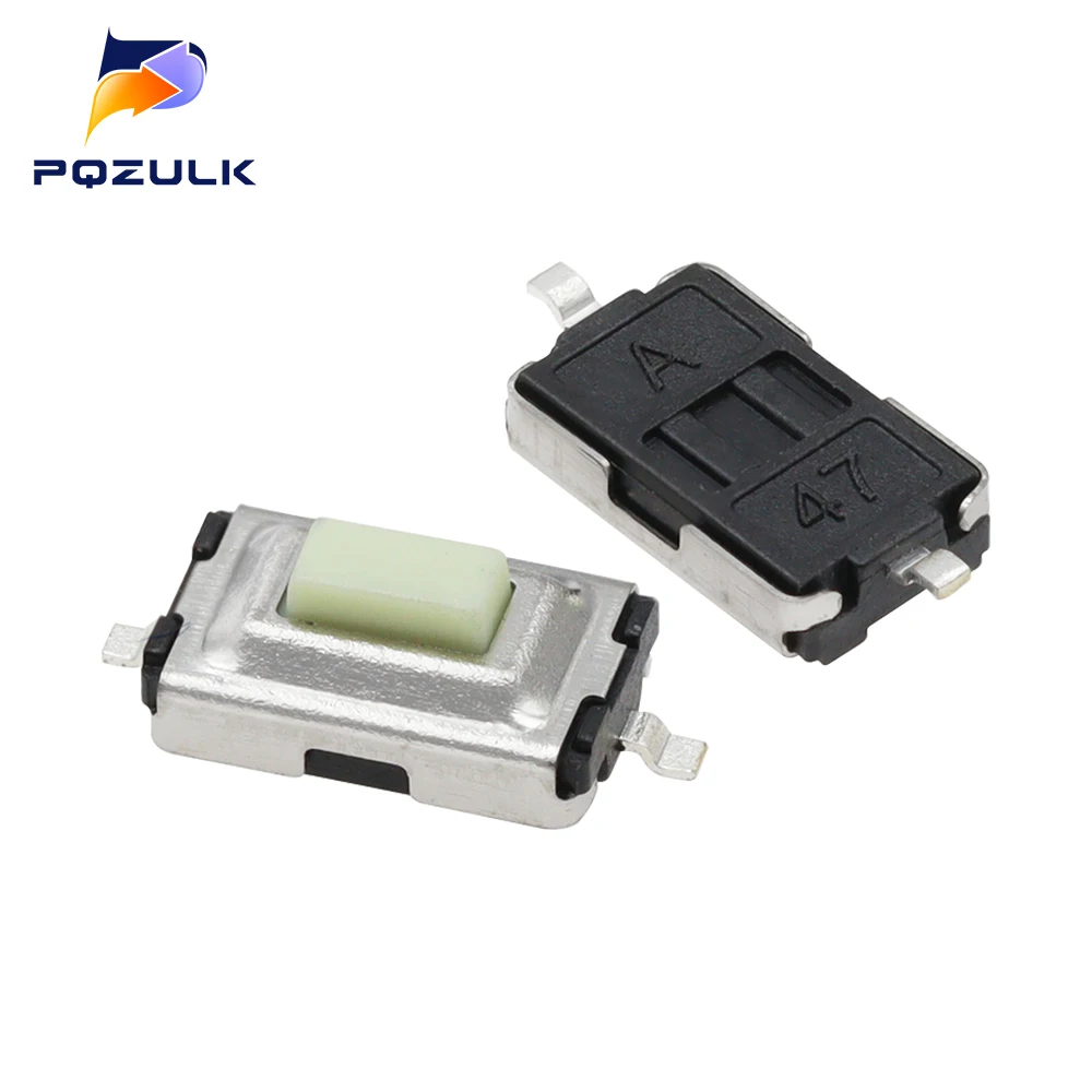 50PCS Tact Touch Micro Switch 3X6X2.5 Tactile Push Button Switch 3*6*2.5 mm SMD 2 Pin Car Remote Control Key Button Switch