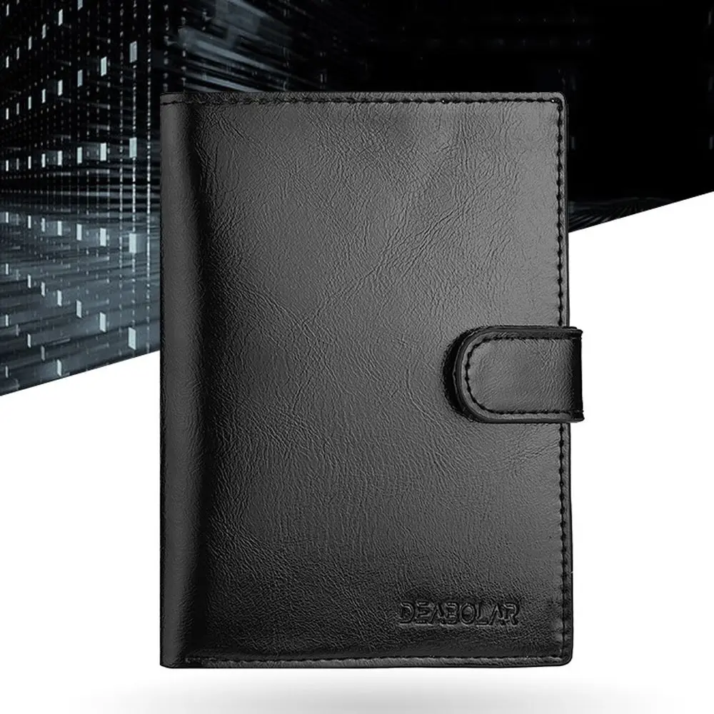 Travel Accessories PU Card Case Large Capacity Passport Holder Women Mony Bag Men Purse Wallets Passport Protective Cover