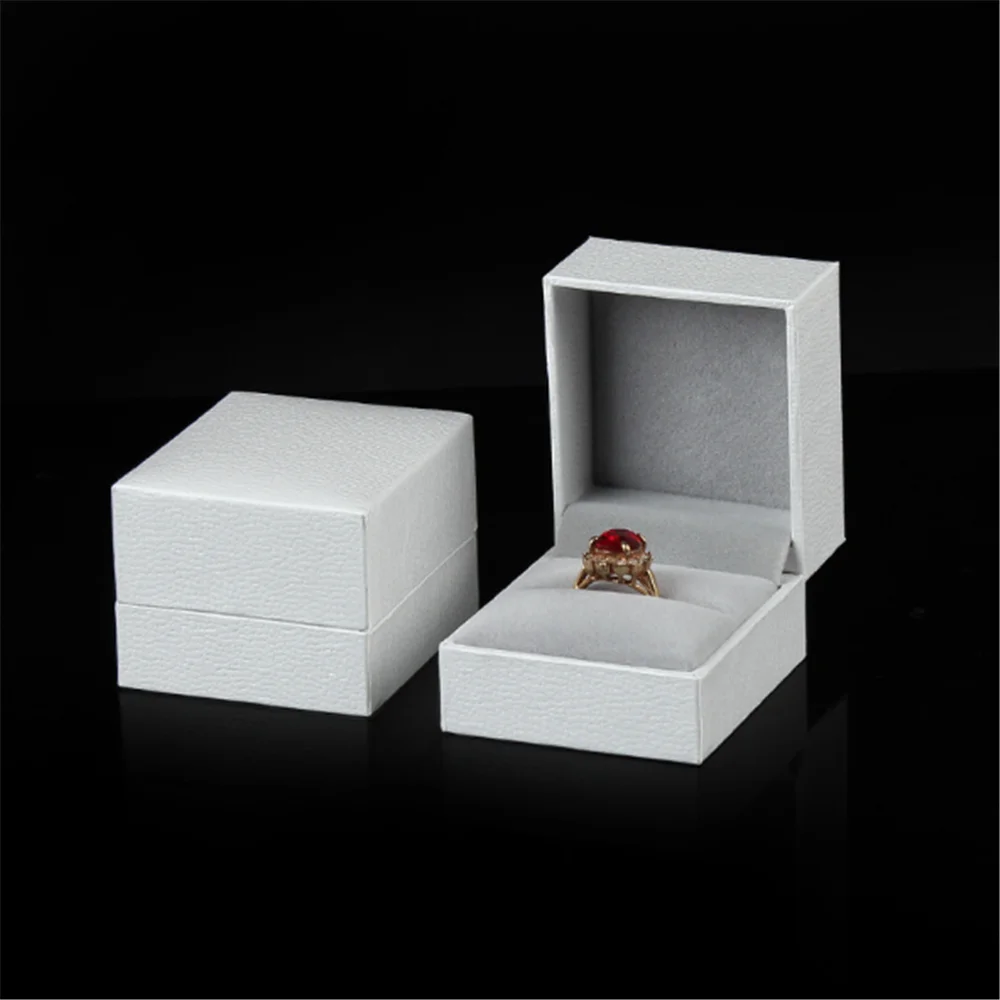 White Cardboard Jewelry Boxes Set Gifts Present Storage Display Box For Necklaces Bracelets Earrings Rings Display Packaging Box