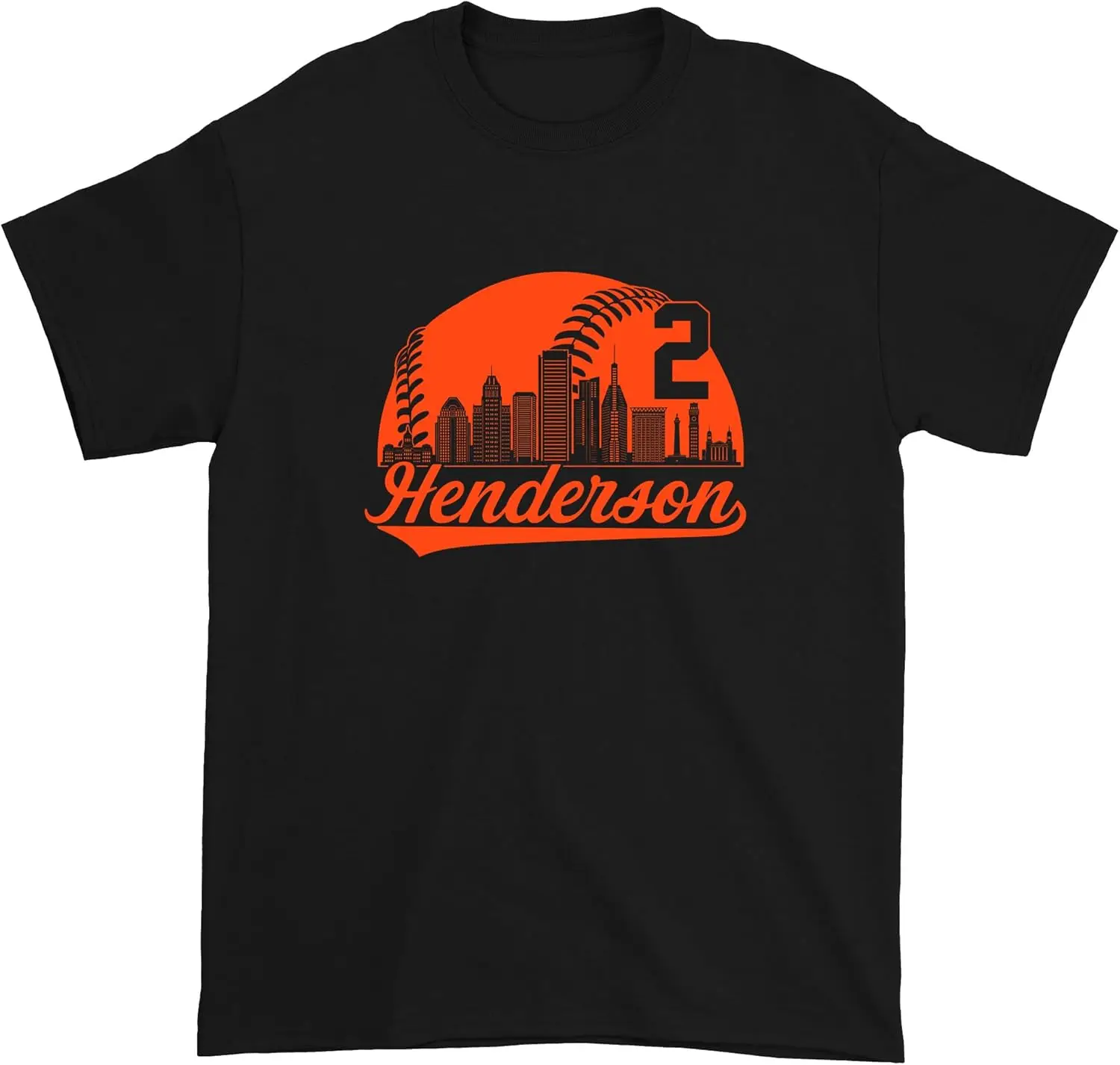 Mens Baltimore Henderson Baseball Skyline T-Shirt