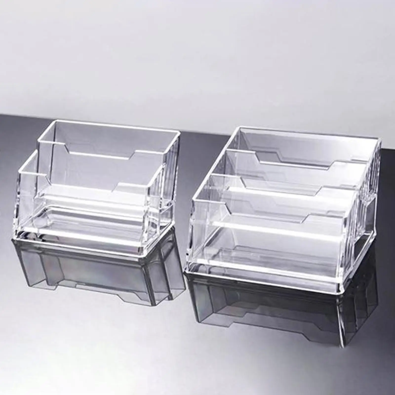 

Acrylic Business Card Holders Large Capacity Collection Rack for Companies