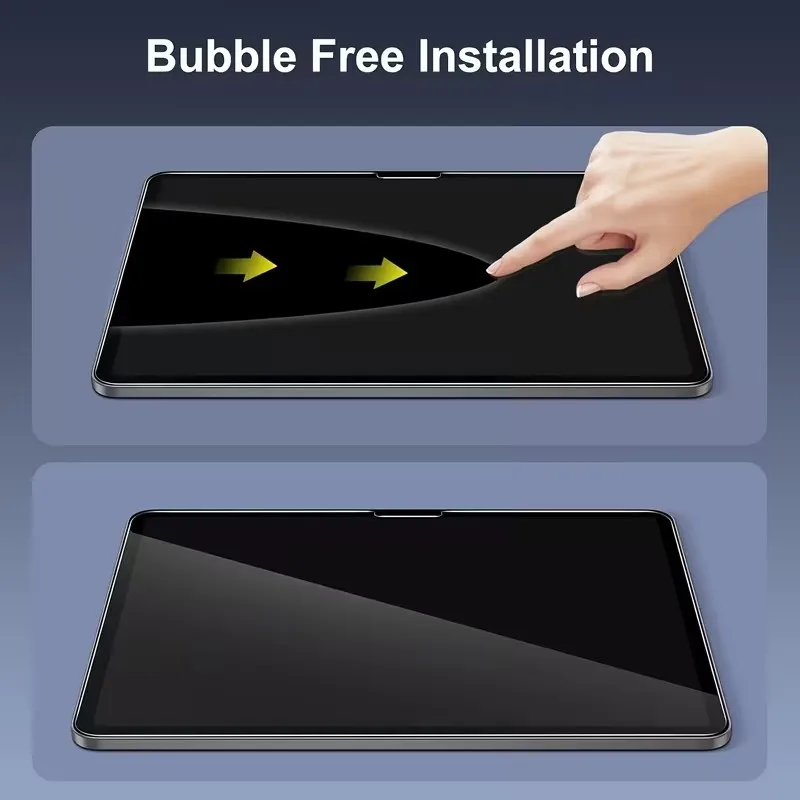 2 Stück Schutzglasfolie für iPad 10 Mini 6 7 Air 5 4 3 9.7, für iPad 10.2 5 6. 7 8 9. Pro 11 12.9, gehärteter Displayschutz – Detail 3