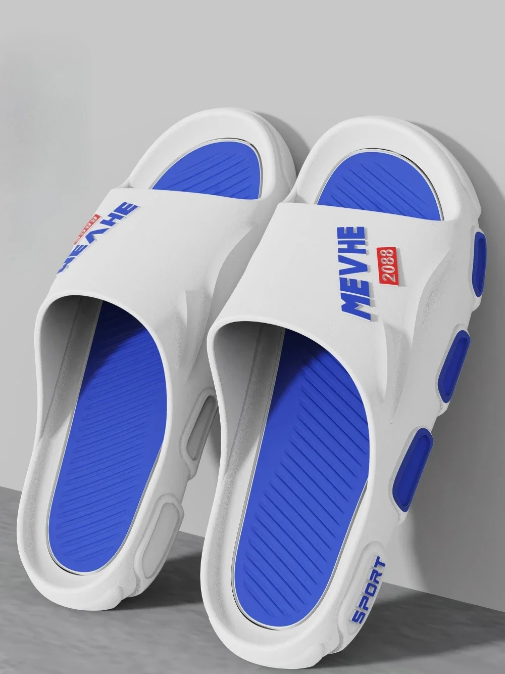 

Anti-slip Slippers for Men Walk Around Home Shoes Outdoor Indoor House Fun Trend 2025 Mascullino Fashion Casual Y2k Sandals Man