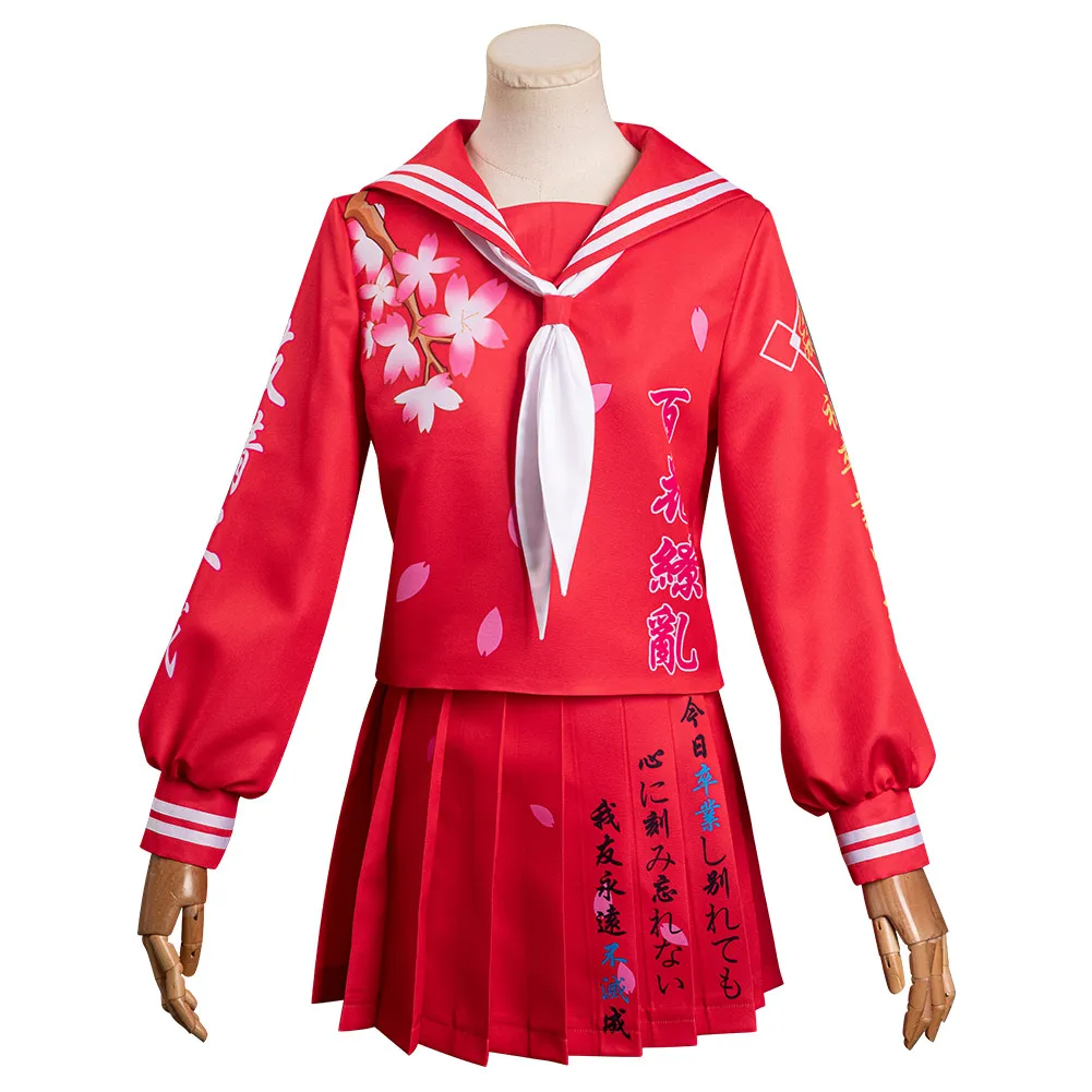 Bosozoku Cosplay Kostüm Kleid Japanische Schuluniform Röcke Outfits Halloween Karneval Anzug für Frauen Mädchen