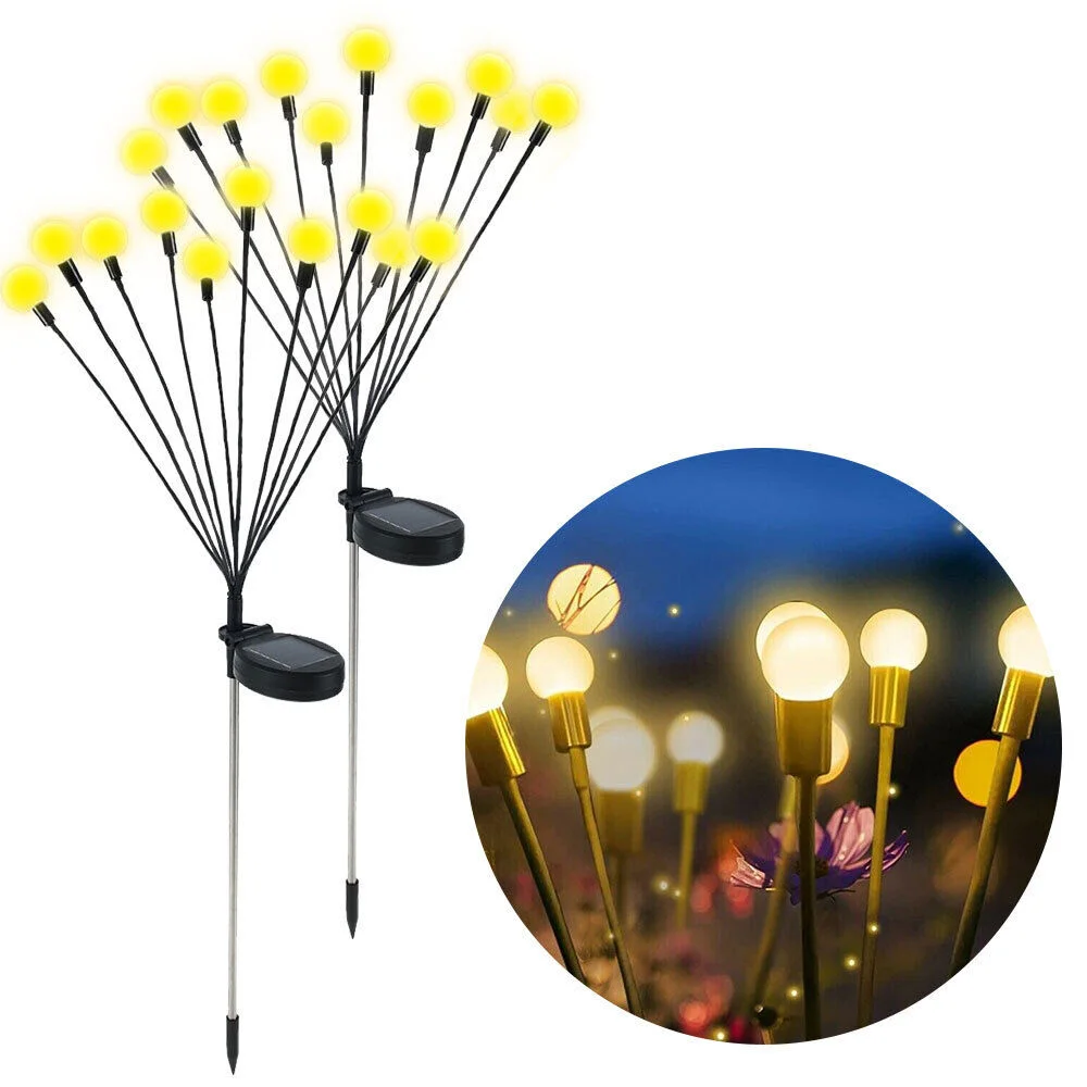 

Solar LED Light Outdoor Garden Decoration Landscape Lights Firework Firefly Lawn Lamps Country House Terrace Balcony Decor Lamp