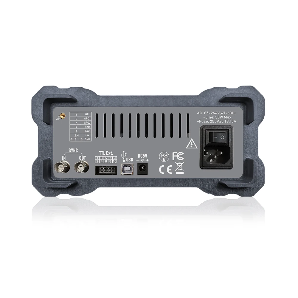 Imagem -06 - Programável Controle Digital Dds Dual-channel Waveform Arbitrária Medidor de Freqüência Função Gerador de Sinal Psg9080 80m