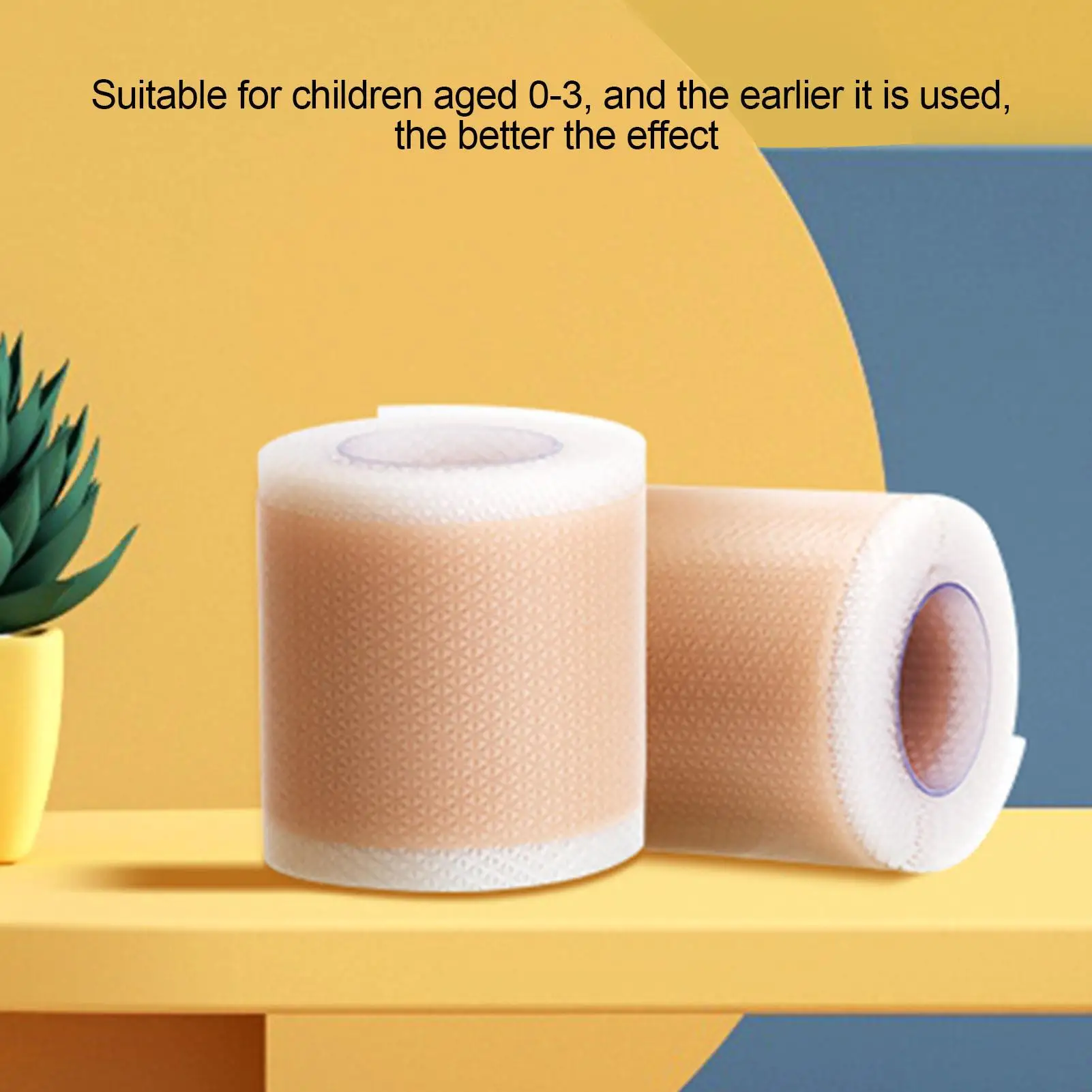 ملصق رقعة سيليكون لتصحيح الأذن الجمالية الممتصة للأطفال 4 قطع 50 سم لكل منها #3