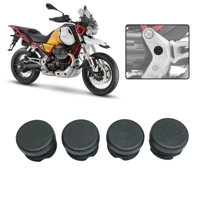 4PCS Frame Hole Cover Caps Plug Decorative Frame Cap Set For MOTO GUZZI V85TT V85tt 2019-2022 Motorcycle Accessories